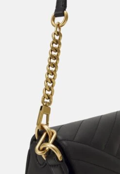 Tory Burch Kira Chevron Small Flap Shoulder - Handbag - Black 8 Tory Burch Kira Chevron Small Flap Shoulder - Handbag - Black -Tory Burch 00a737ebbfce4787971d8116e7ba956c