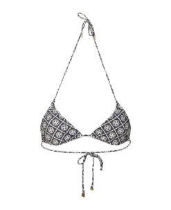 Tory Burch Monogram Print Bikini Top