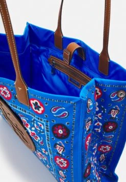 Tory Burch Ella Printed Tote - Tote Bag - Blue 7 Tory Burch Ella Printed Tote - Tote Bag - Blue -Tory Burch 035bbbebd752462ab4c03267a9840150