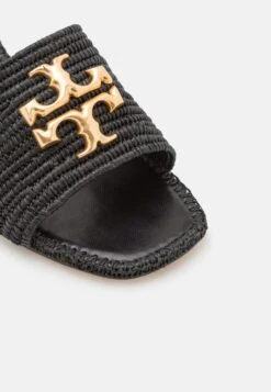 Tory Burch Eleanor- Heeled Mules - Perfect Black -Tory Burch 035d6495a86c46c197c482aeb1516e49