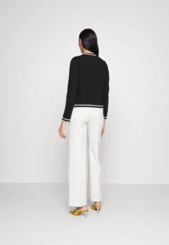 Tory Burch Kendra Cardigan - Cardigan - Black / French Cream 11 Tory Burch Kendra Cardigan - Cardigan - Black / French Cream -Tory Burch 046d0a8c229a448c85eeb00ea45e9a1d