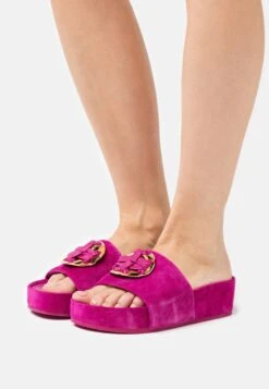 Tory Burch Woven Double Slide - Heeled Mules
