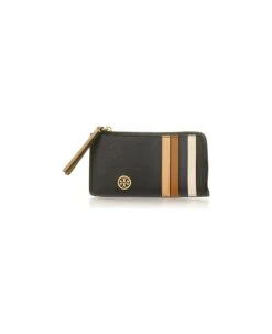 Tory Burch Robinson Leather Card Holder