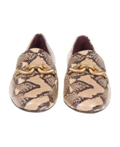 Tory Burch Python Print Leather Loafers -Tory Burch 080e4b8c58a8b7e9ace9a5a9754deef3
