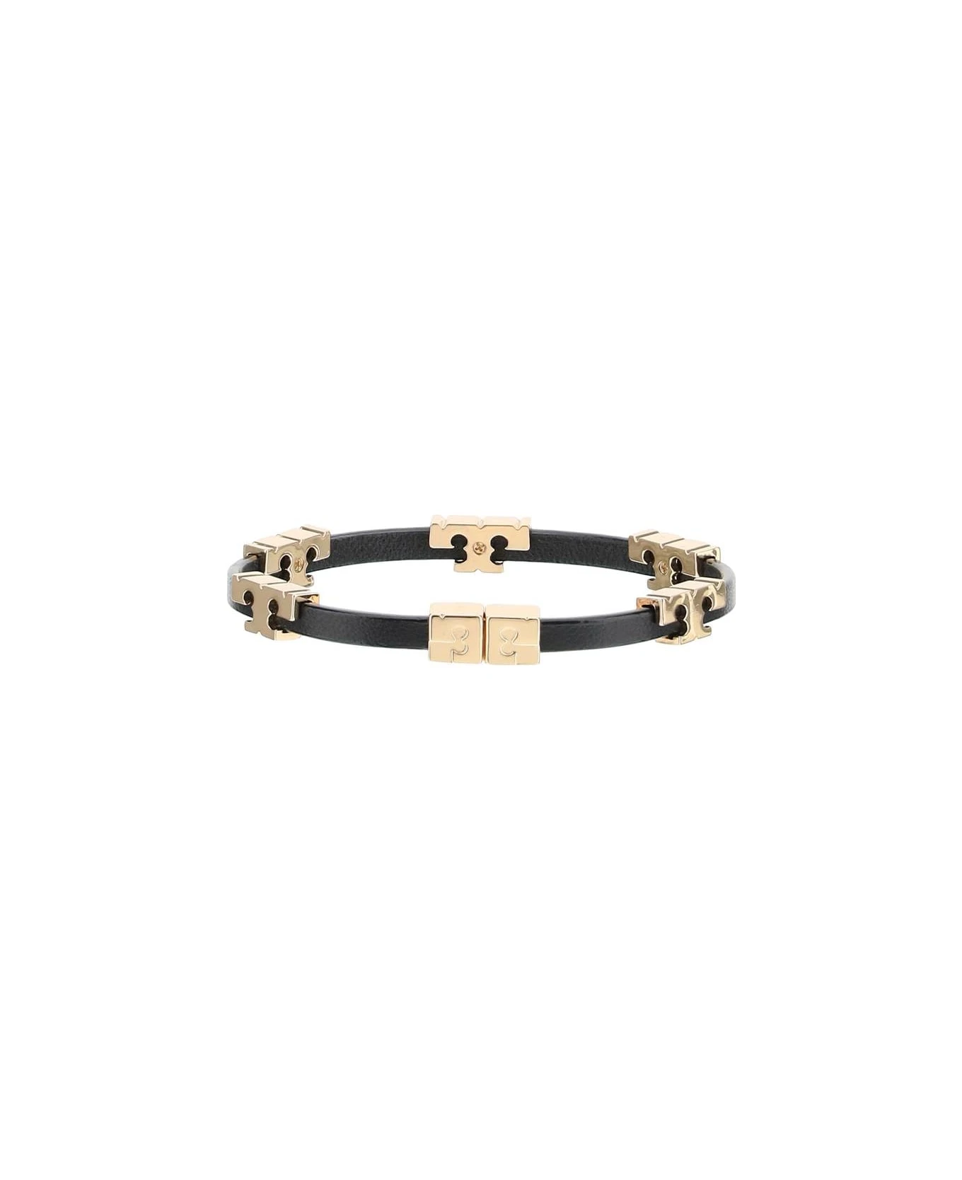 Tory Burch T Leather Bracelet 2 Tory Burch T Leather Bracelet - Image 2