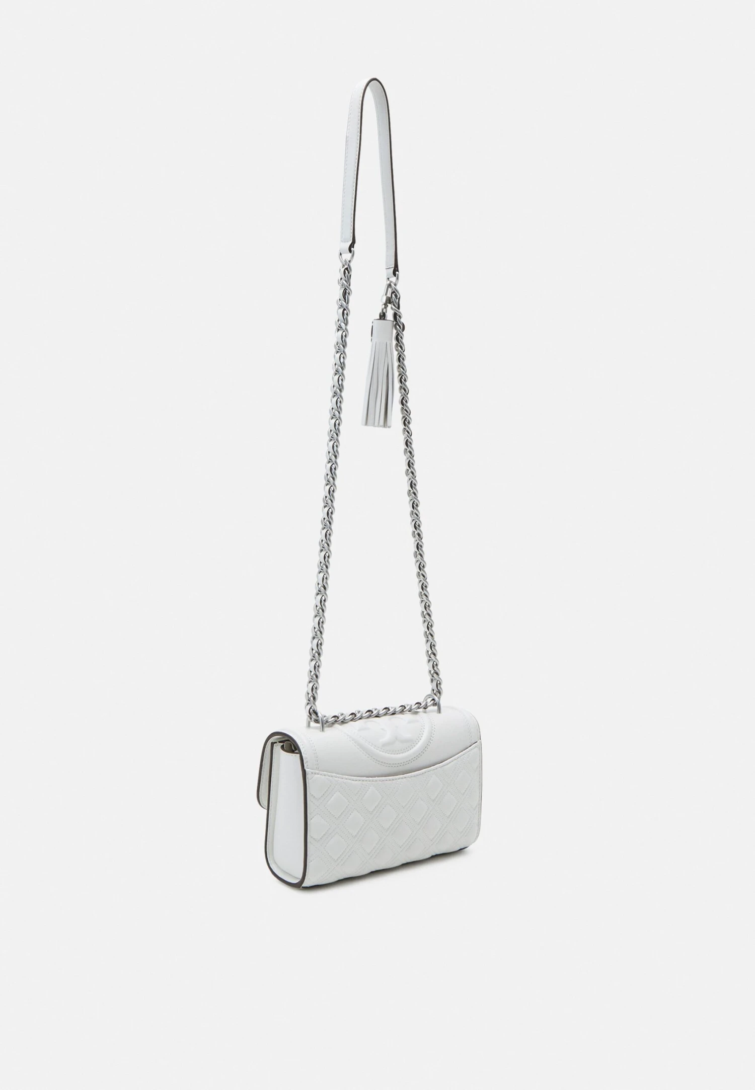 Tory Burch Fleming Small Convertible Shoulder - Across Body Bag - Blanc/Silver-Coloured 2 Tory Burch Fleming Small Convertible Shoulder - Across Body Bag - Blanc/Silver-Coloured - Image 2