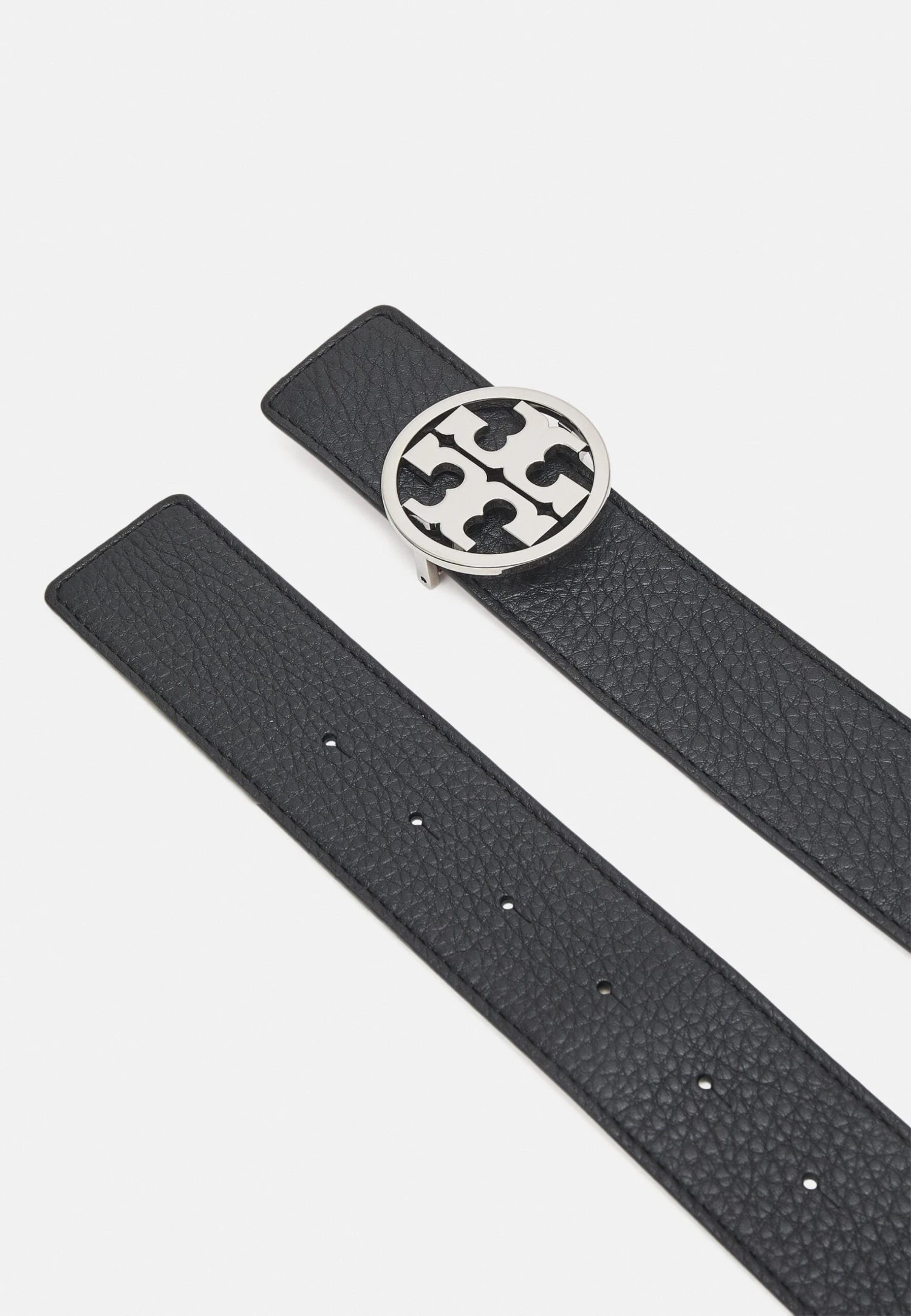 Tory Burch Miller Reversible Belt - Belt - Black / Classic Cuoio / Silver 2 Tory Burch Miller Reversible Belt - Belt - Black / Classic Cuoio / Silver - Image 2