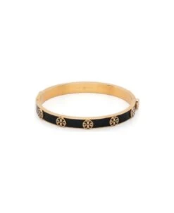 Tory Burch Gold-colored Steel Bracelet With Logo Woman