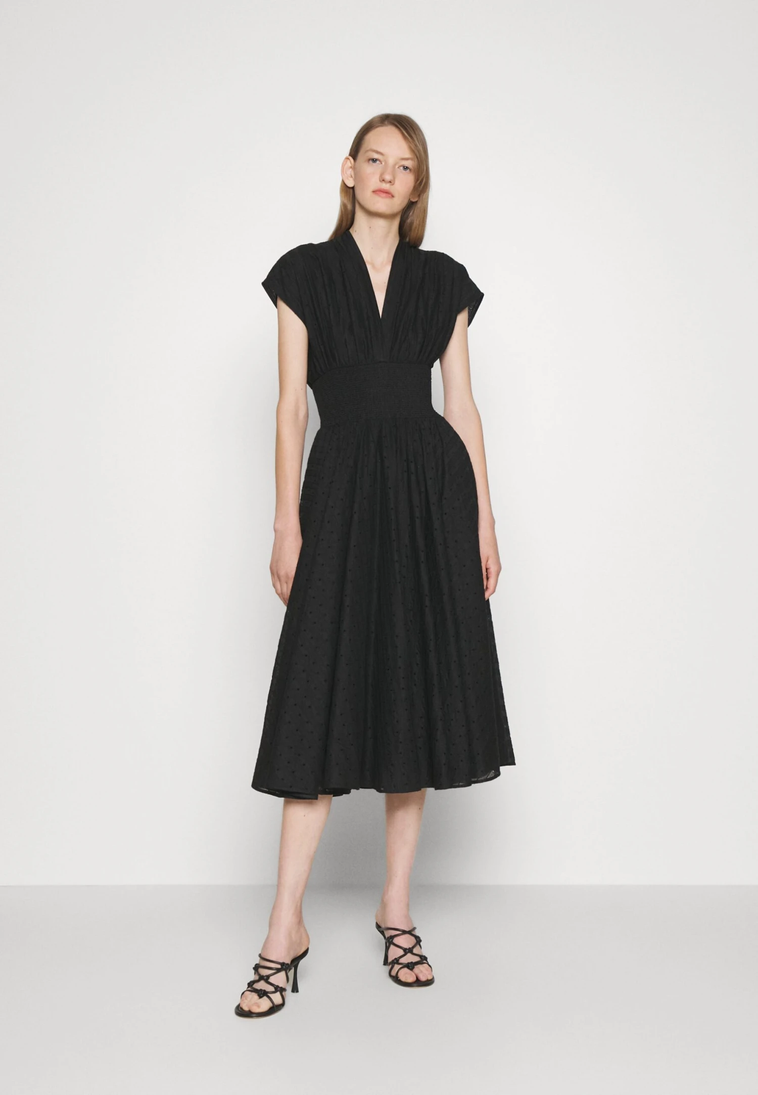 Tory Burch Eyelet- Day Dress - Black 4 Tory Burch Eyelet- Day Dress - Black - Image 4