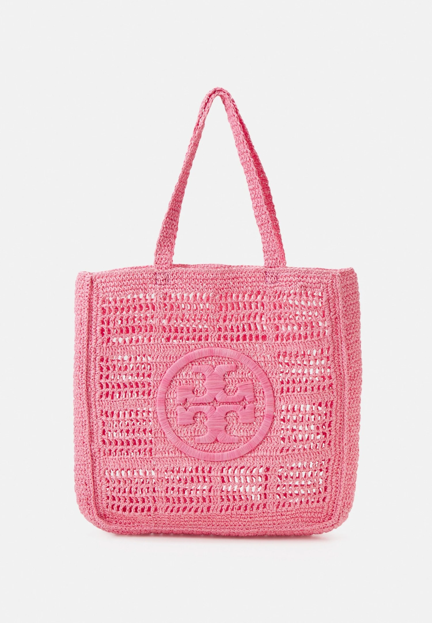 Tory Burch Ella Crochet Tote - Tote Bag - Pink 1 Tory Burch Ella Crochet Tote - Tote Bag - Pink