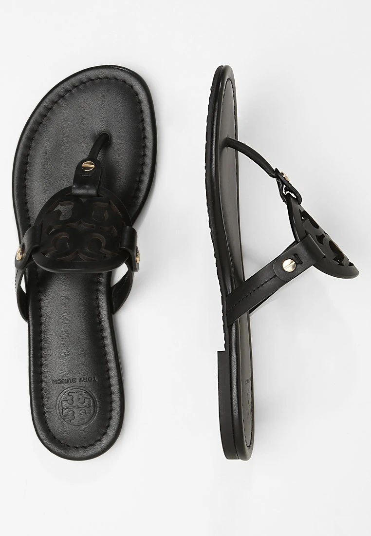 Tory Burch Miller - T-Bar Sandals - Perfect Black 4 Tory Burch Miller - T-Bar Sandals - Perfect Black - Image 4