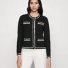 Tory Burch Kendra Cardigan - Cardigan - Black / French Cream
