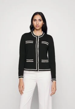 Tory Burch Kendra Cardigan - Cardigan - Black / French Cream