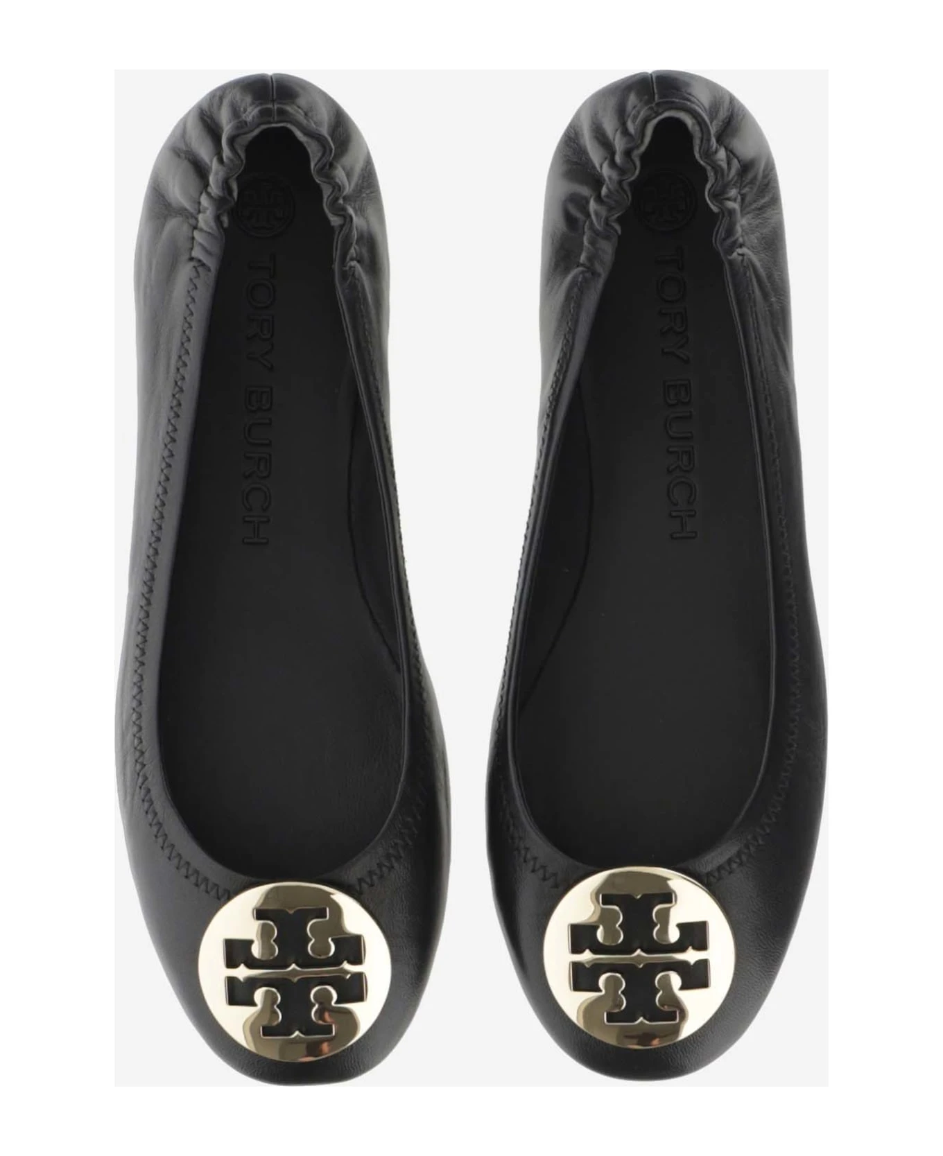 Tory Burch Minnie Leather Ballet Flats 2 Tory Burch Minnie Leather Ballet Flats - Image 2