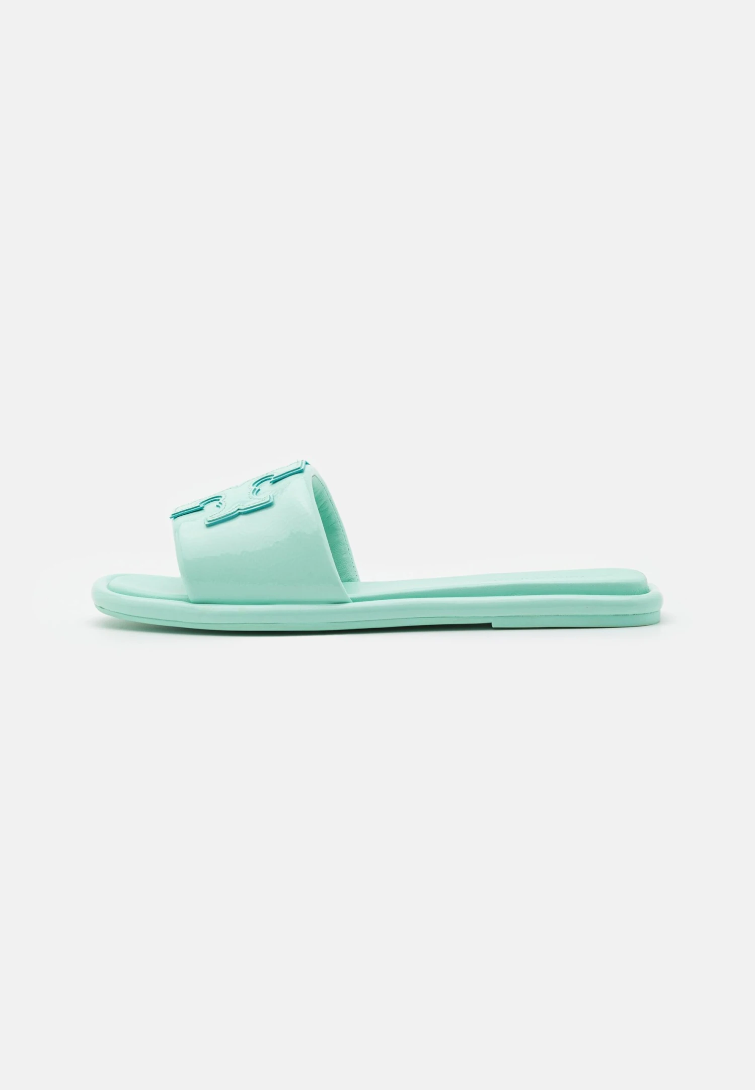 Tory Burch Double T Sport Slide - Mules - Caribbean Mist 2 Tory Burch Double T Sport Slide - Mules - Caribbean Mist - Image 2