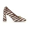 Tory Burch Jessa Zebra Pumps With Accessory