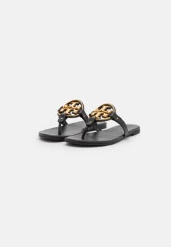 Tory Burch Metal Miller Soft - T-Bar Sandals - Perfect Black 9 Tory Burch Metal Miller Soft - T-Bar Sandals - Perfect Black -Tory Burch 1debe75eacb0404abf6632d769742a01