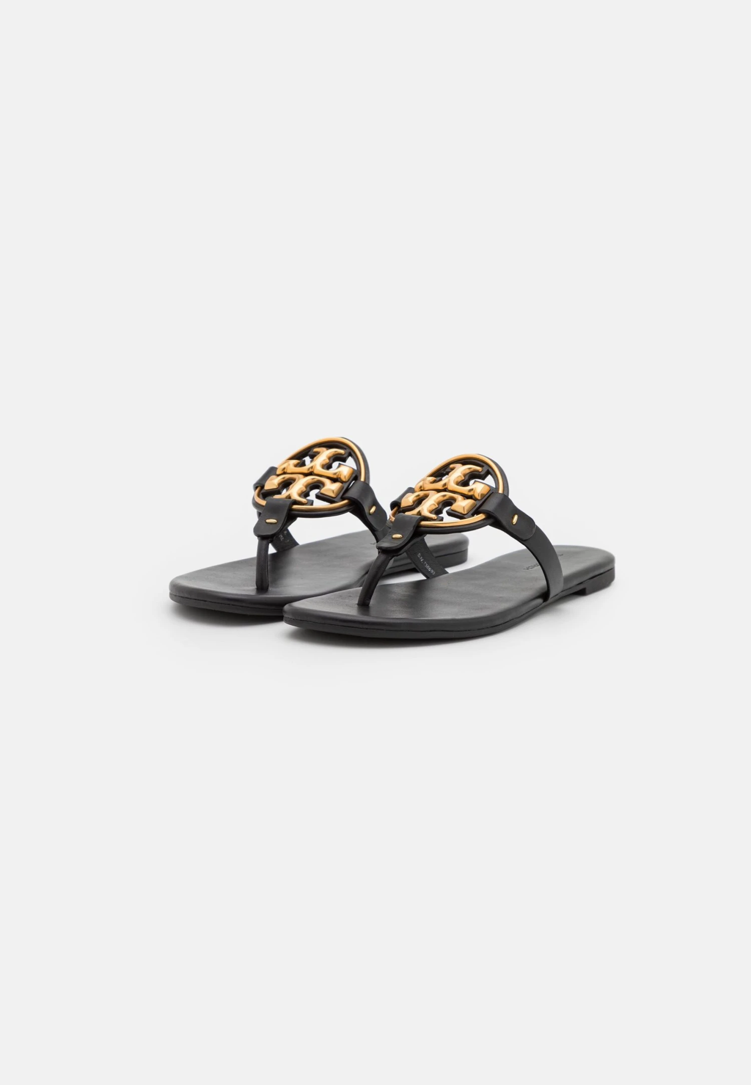 Tory Burch Metal Miller Soft - T-Bar Sandals - Perfect Black 3 Tory Burch Metal Miller Soft - T-Bar Sandals - Perfect Black - Image 3
