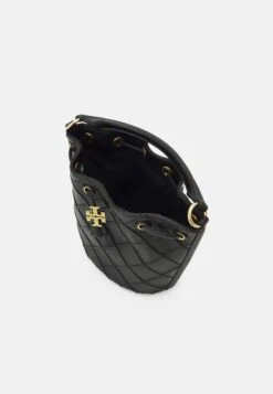 Tory Burch Fleming Soft Bucket Bag - Across Body Bag - Black -Tory Burch 1edfd8086e1c4255b04f6246e23fd2fa