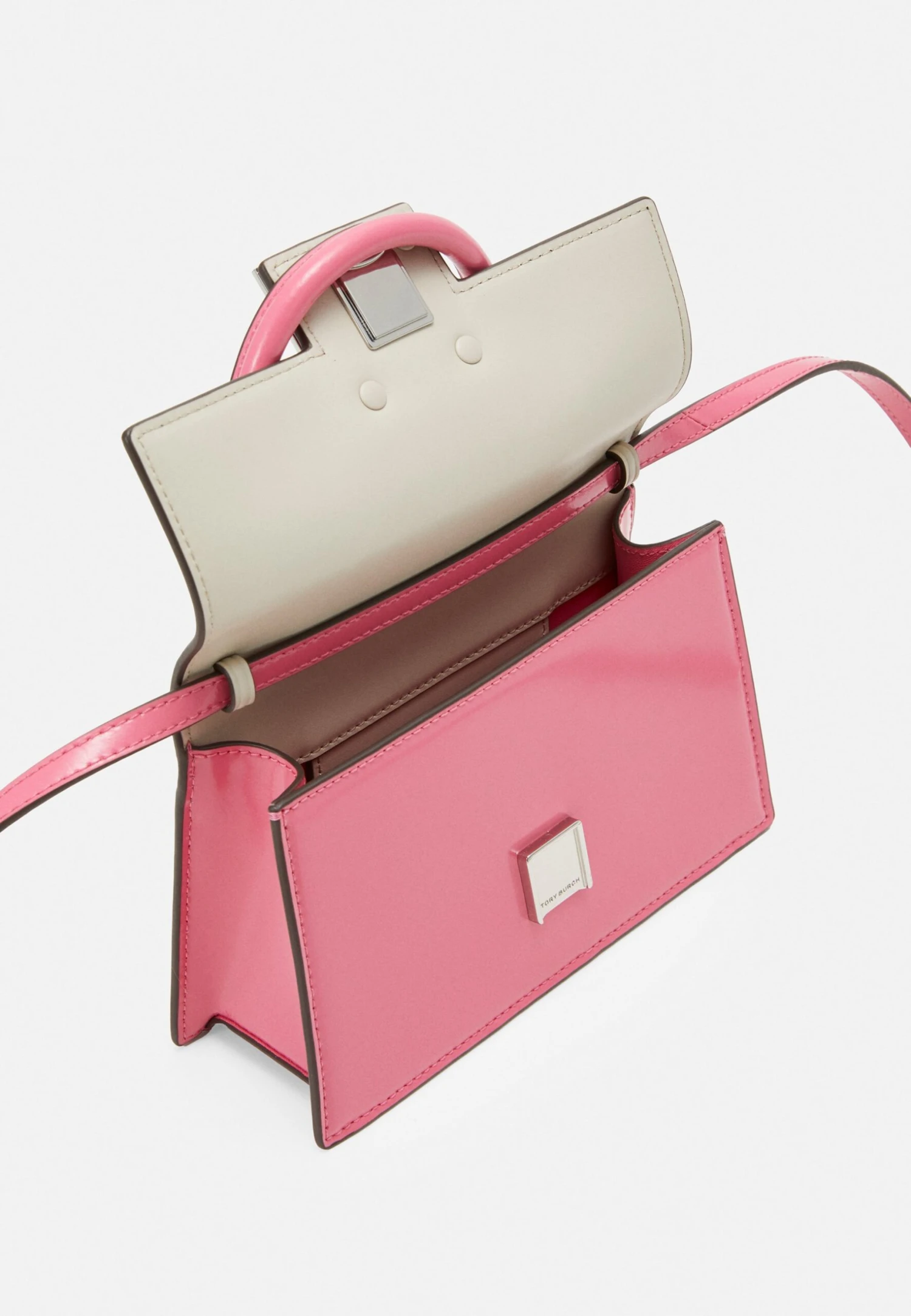 Tory Burch Trend Spazzolato Mini - Across Body Bag - Pink Love 3 Tory Burch Trend Spazzolato Mini - Across Body Bag - Pink Love - Image 3