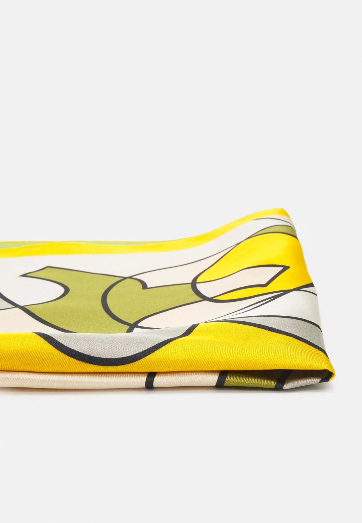 Tory Burch Abstract Logo Lines Neckerchief - Foulard - Grey 2 Tory Burch Abstract Logo Lines Neckerchief - Foulard - Grey - Image 2