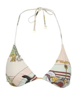 Tory Burch Graphic-print Bikini Top