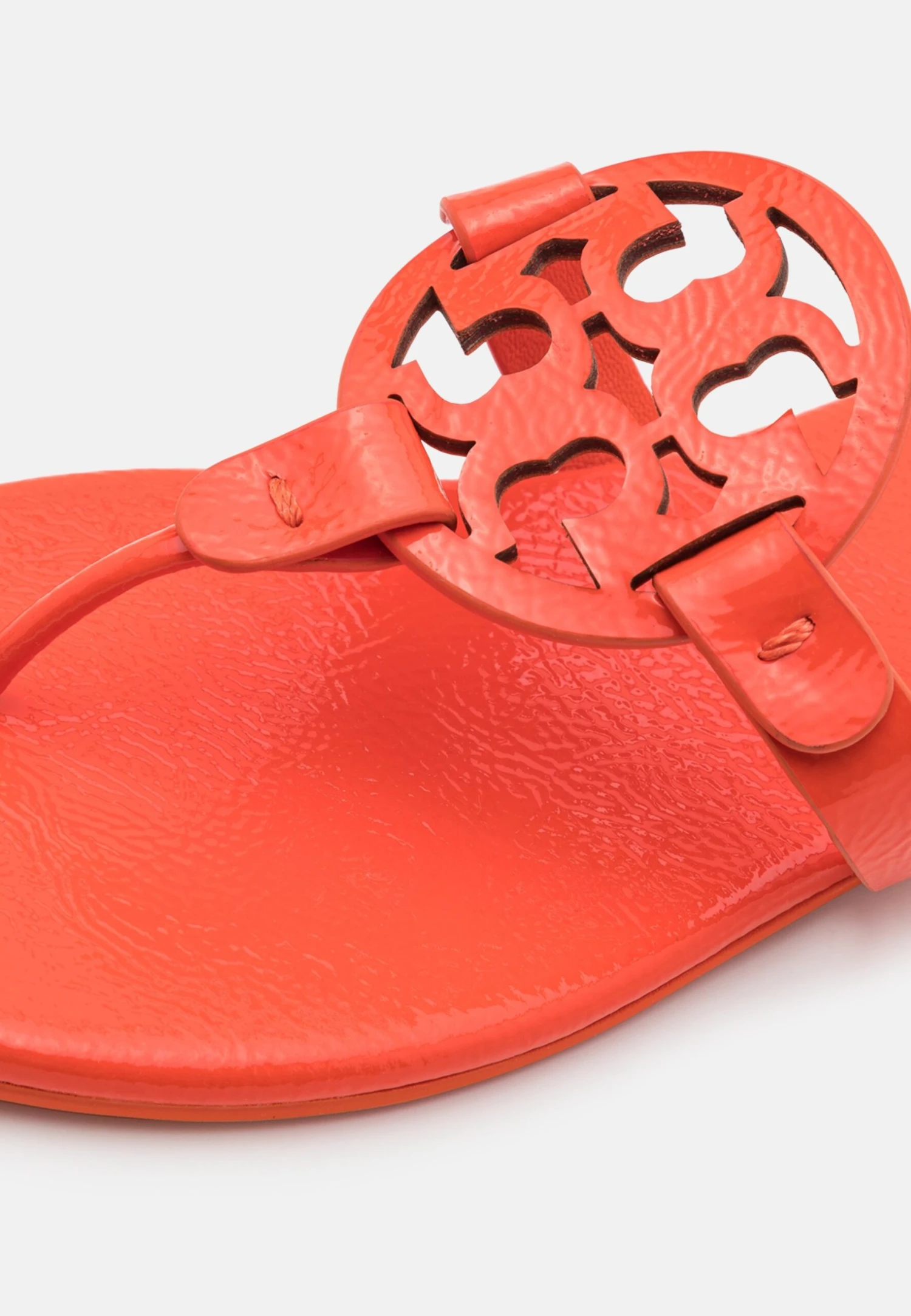 Tory Burch Miller Soft - T-Bar Sandals - Desert Flower Orange 7 Tory Burch Miller Soft - T-Bar Sandals - Desert Flower Orange - Image 7