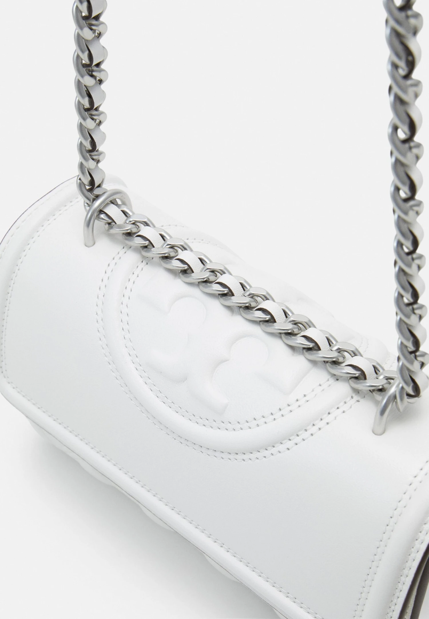 Tory Burch Fleming Small Convertible Shoulder - Across Body Bag - Blanc/Silver-Coloured 5 Tory Burch Fleming Small Convertible Shoulder - Across Body Bag - Blanc/Silver-Coloured - Image 5