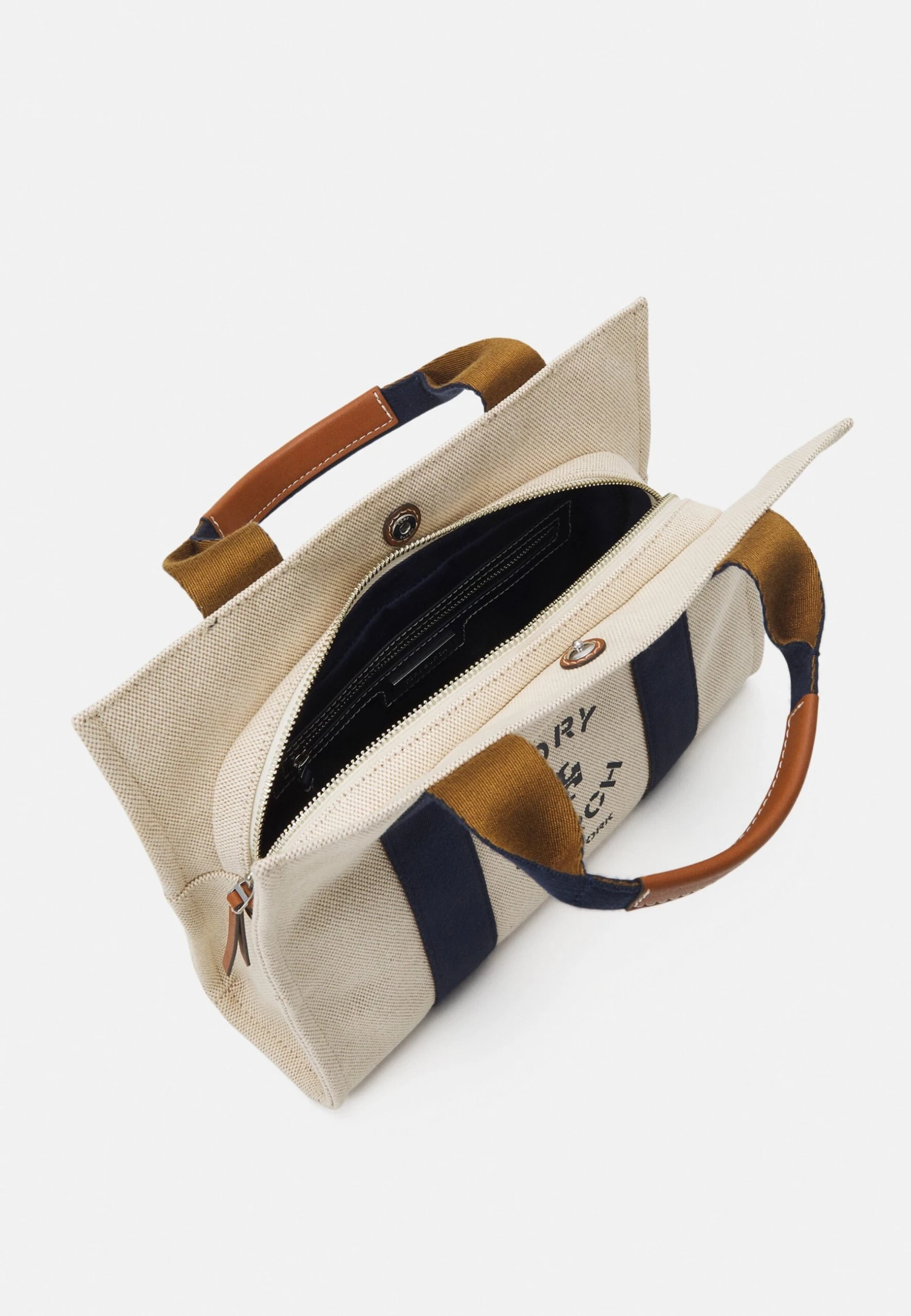 Tory Burch Tory Small Tote - Tote Bag - Natural 3 Tory Burch Tory Small Tote - Tote Bag - Natural - Image 3