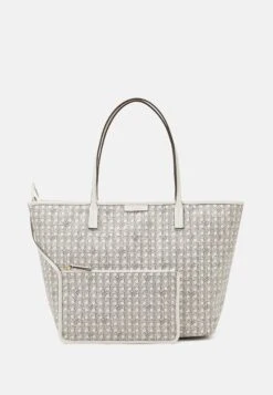 Tory Burch Basketweave Tote Set - Handbag - Offwhite