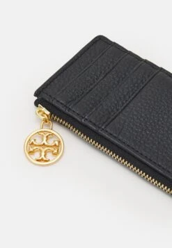 Tory Burch Miller Top Zip Card Case - Wallet - Black -Tory Burch 2a3b0ce9bfb54f85b4ee0e0d224521fc
