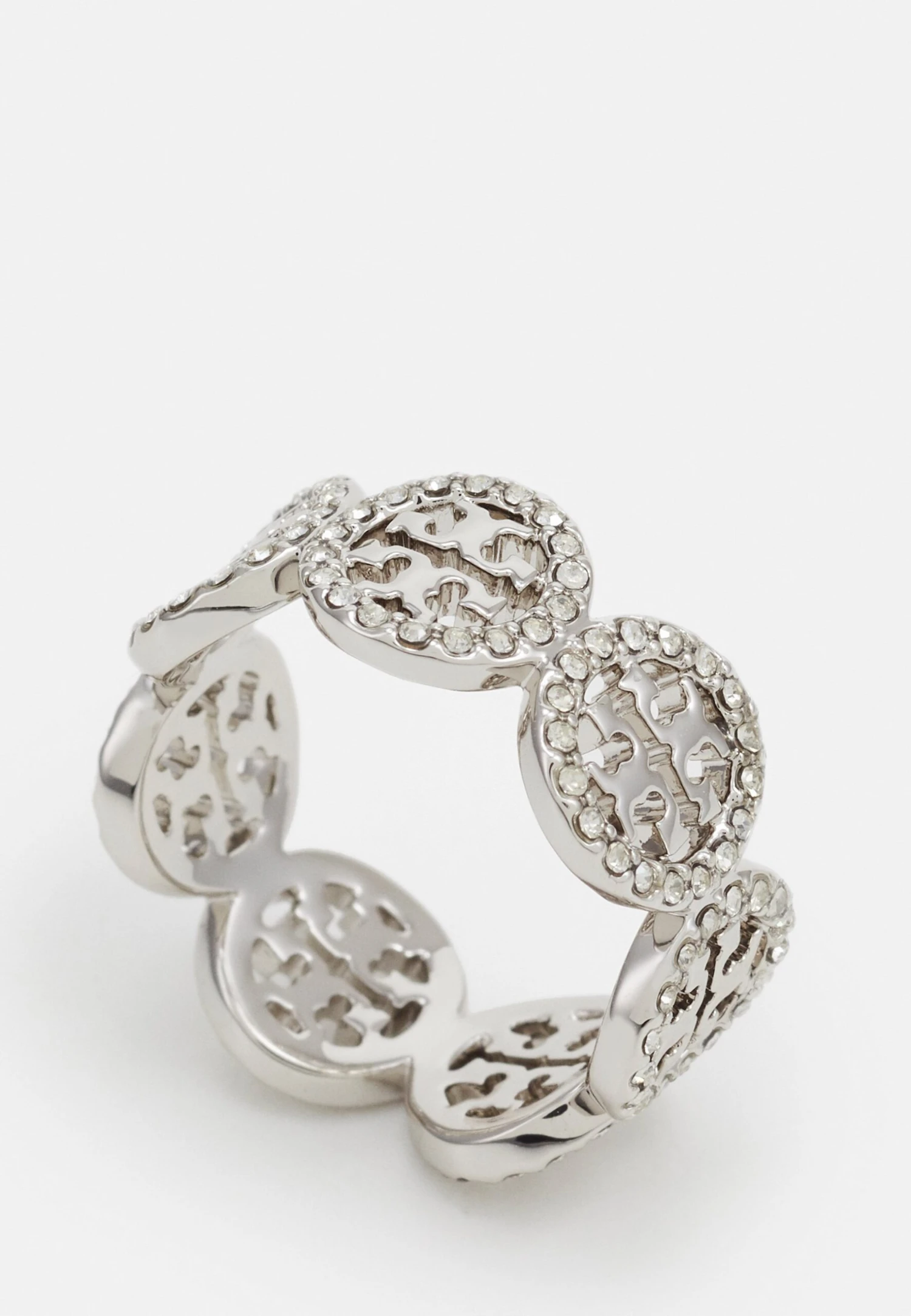 Tory Burch Logo Ring - Ring - Silver-Coloured 3 Tory Burch Logo Ring - Ring - Silver-Coloured - Image 3