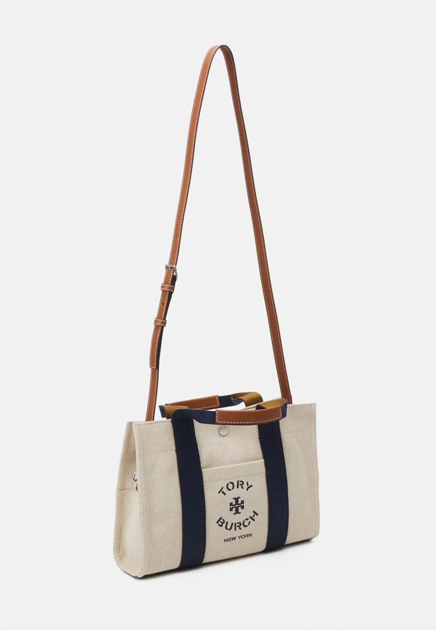 Tory Burch Tory Small Tote - Tote Bag - Natural 2 Tory Burch Tory Small Tote - Tote Bag - Natural - Image 2
