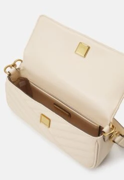 Tory Burch Kira Chevron Small Flap Shoulder - Handbag - New Cream -Tory Burch 2ee10b6d9b764598941a5a6a554f4071