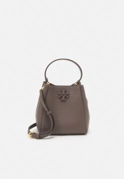 Tory Burch Small Bucket Bag - Handbag - Silver Maple
