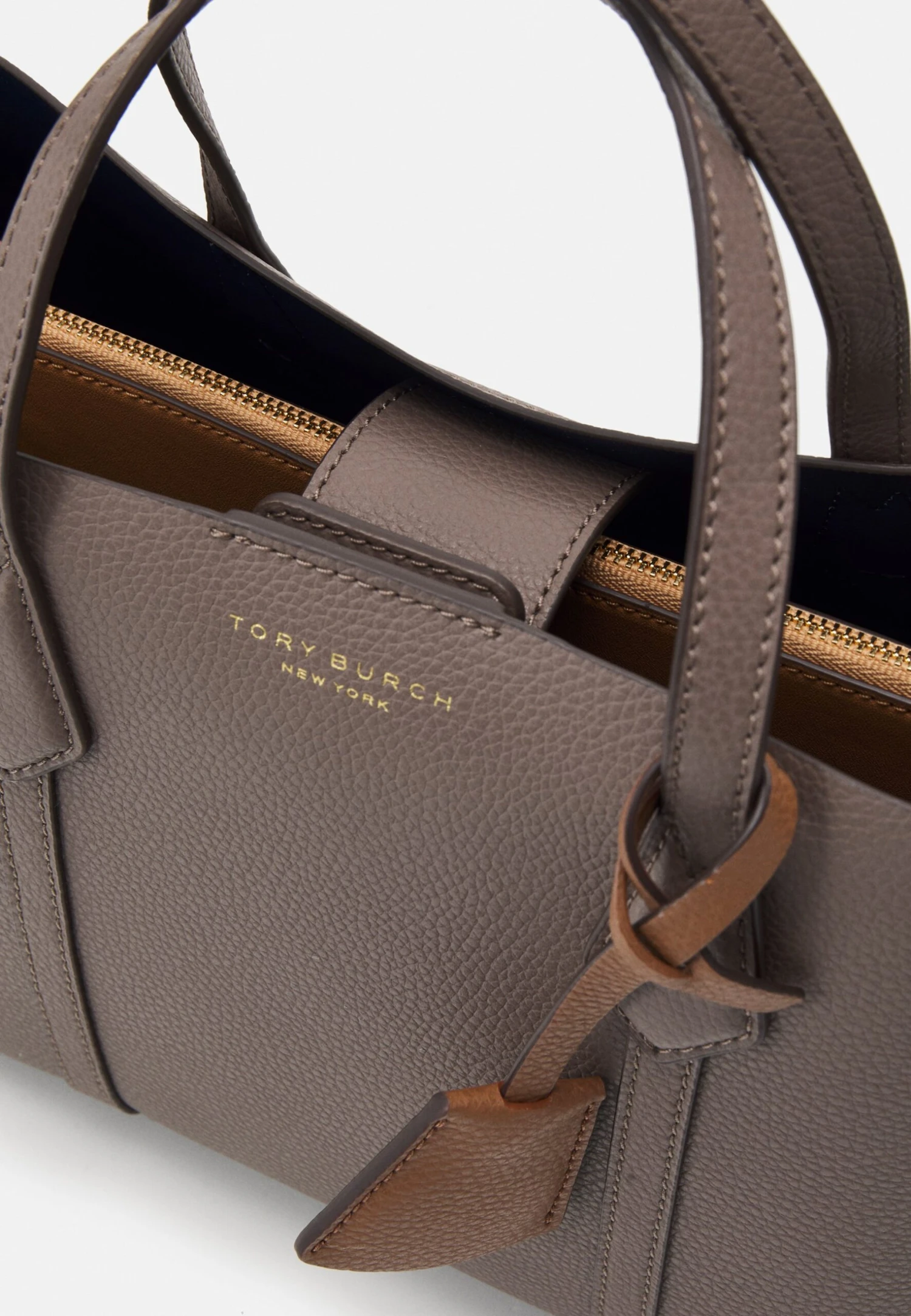 Tory Burch Perry Small Triple Compartment Tote - Handbag - Clam Shell 4 Tory Burch Perry Small Triple Compartment Tote - Handbag - Clam Shell - Image 4