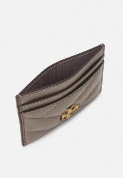 Tory Burch Kira Chevron Card Case - Wallet - Gray Heron -Tory Burch 3584b3da9fdb4fd9a2b702c16579c5bf