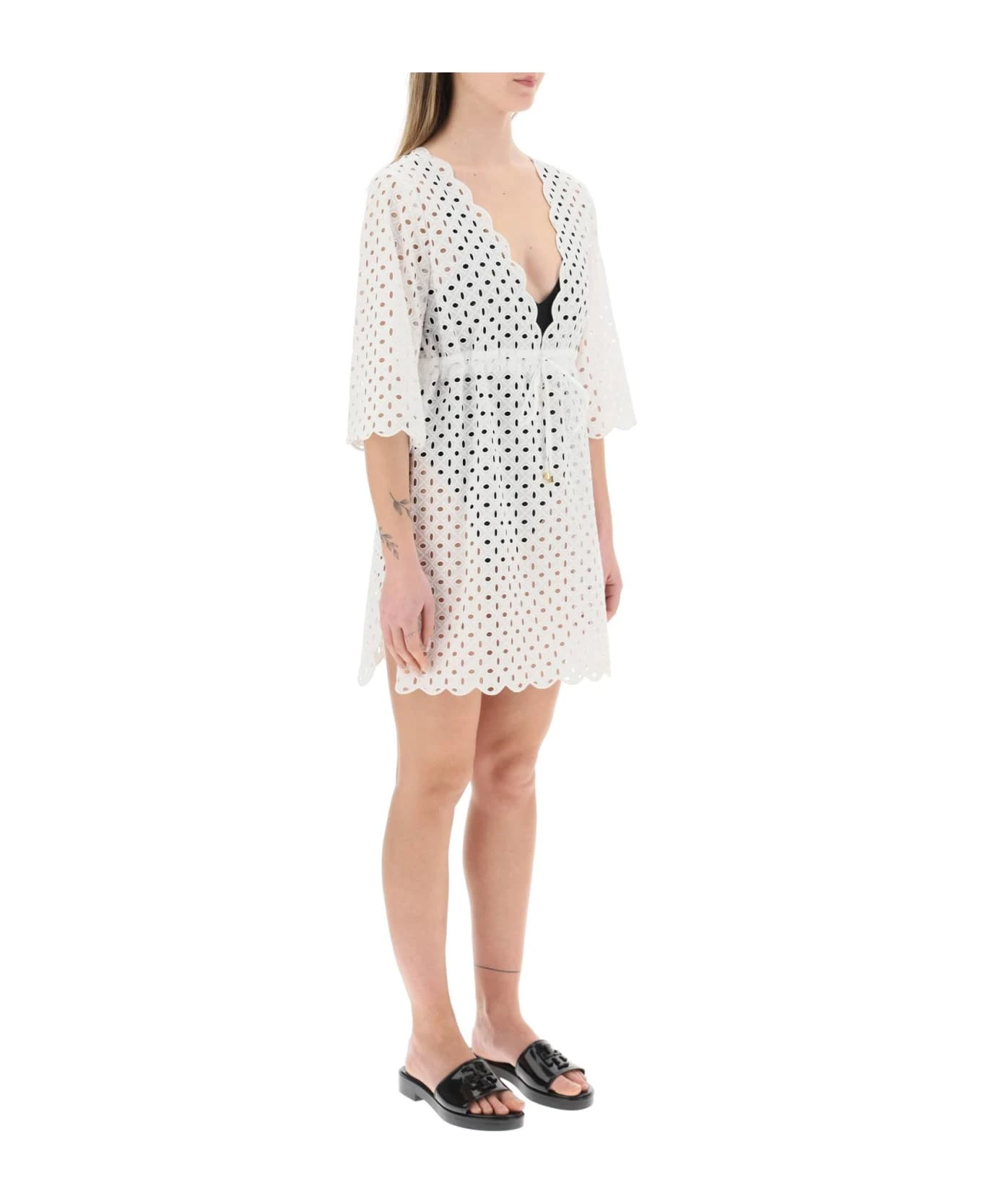 Tory Burch Broderie Anglaise Beach Dress 2 Tory Burch Broderie Anglaise Beach Dress - Image 2