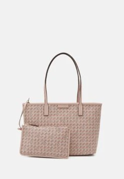 Tory Burch Small Basketweave Tote Set - Handbag - Pink 9 Tory Burch Small Basketweave Tote Set - Handbag - Pink -Tory Burch 384df575883d4bacba8078650be54fd1