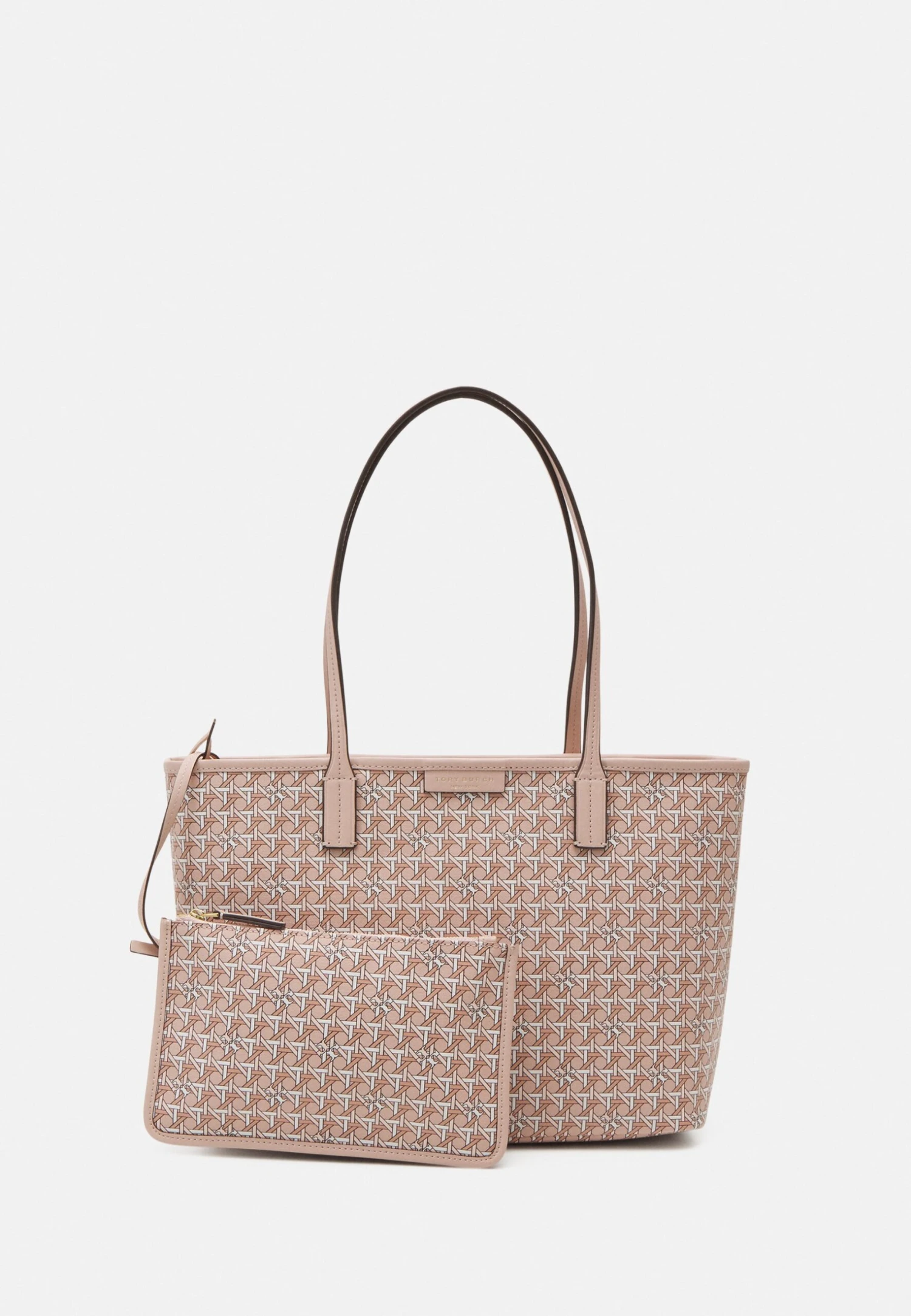 Tory Burch Small Basketweave Tote Set - Handbag - Pink 4 Tory Burch Small Basketweave Tote Set - Handbag - Pink - Image 4