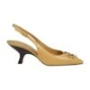 Tory Burch Eleanor Pump In Sand Buff Color Leather