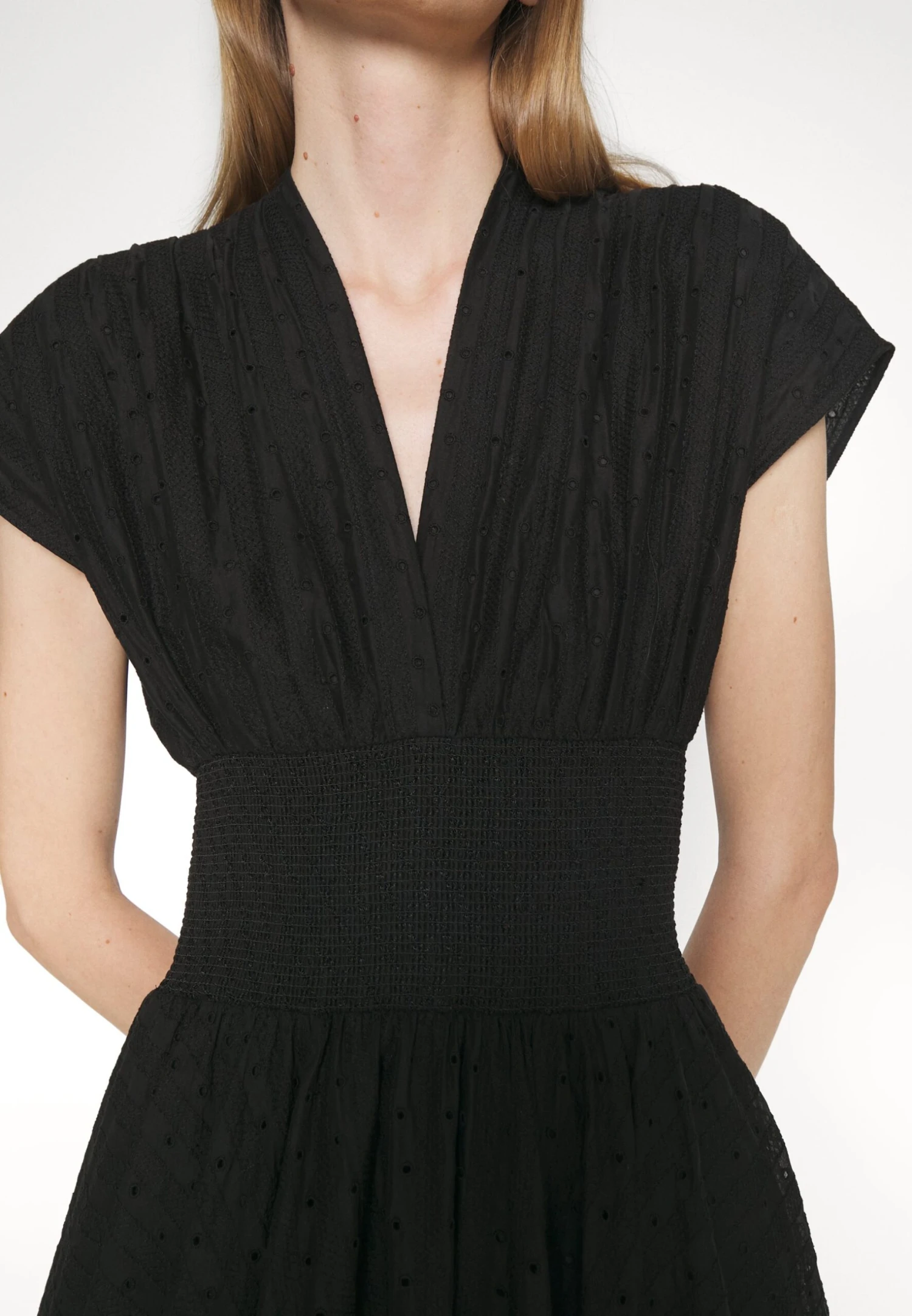 Tory Burch Eyelet- Day Dress - Black 9 Tory Burch Eyelet- Day Dress - Black - Image 9