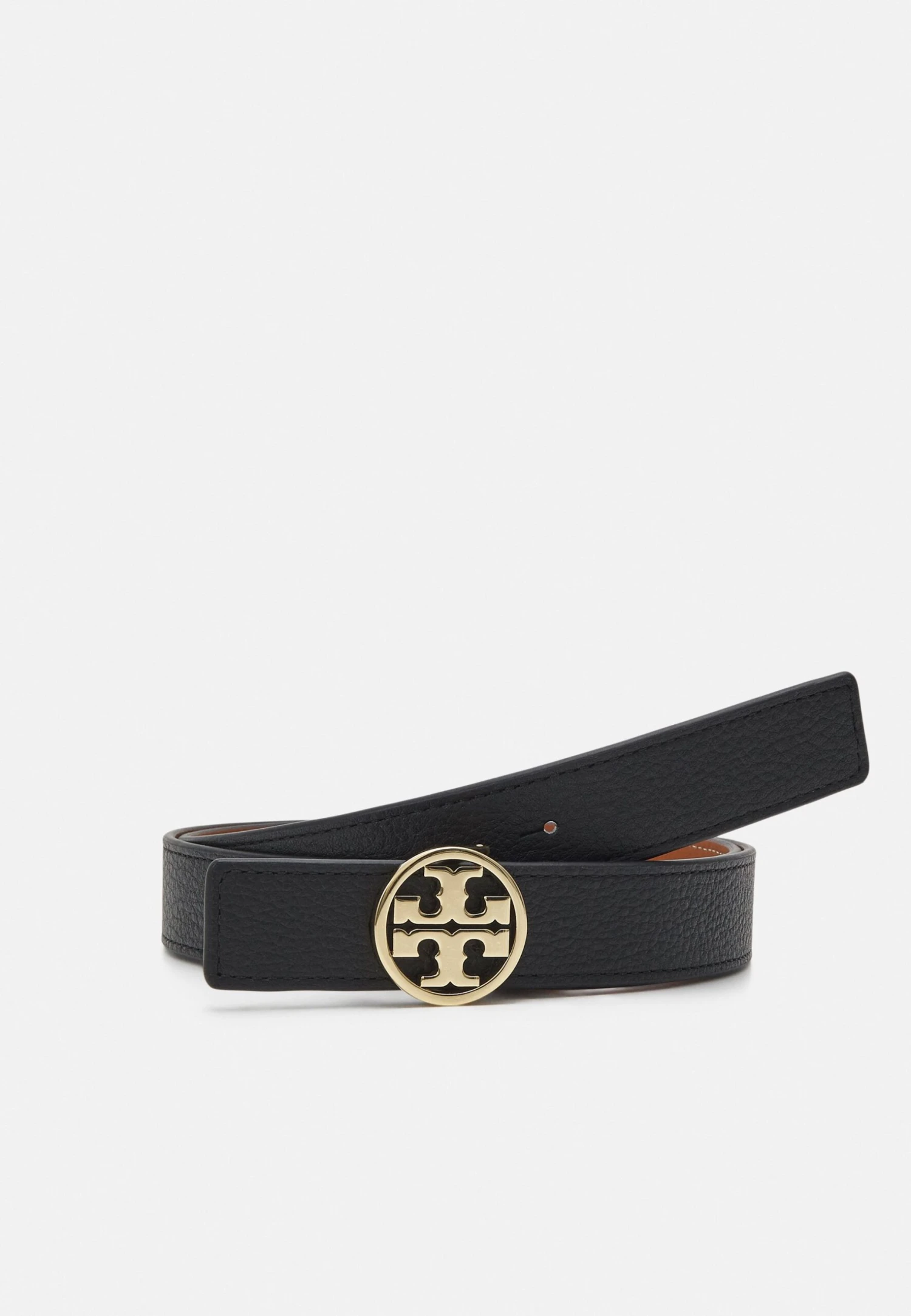 Tory Burch Miller Reversible Belt - Belt - Black/Classic Cuoio/Gold 1 Tory Burch Miller Reversible Belt - Belt - Black/Classic Cuoio/Gold