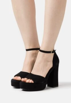Tory Burch Platform Sandals - Black