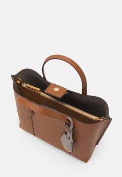 Tory Burch Perry Small Triple Compartment Tote - Handbag - Light Umber -Tory Burch 49b4f12d512a4d538599ba0abf661821