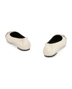 Tory Burch Claire Leather Ballet Flats -Tory Burch 4aa57fefdae6ca571c061299b6364eb7