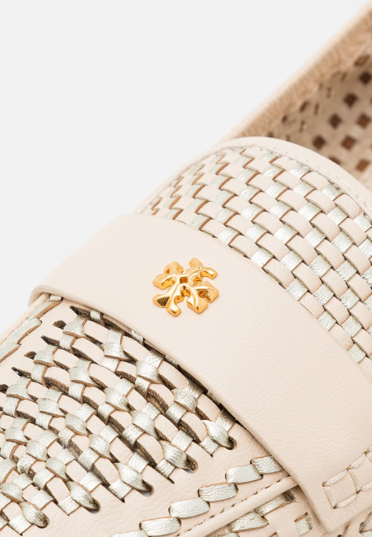 Tory Burch Woven Loafer - Slip-Ons - Brie/Spark Gold 7 Tory Burch Woven Loafer - Slip-Ons - Brie/Spark Gold - Image 7