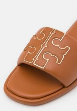 Tory Burch Double T Sport Slide - Mules - Miele/Gold 13 Tory Burch Double T Sport Slide - Mules - Miele/Gold -Tory Burch 521b73fe204f4fc7ab15f44c00b7da55
