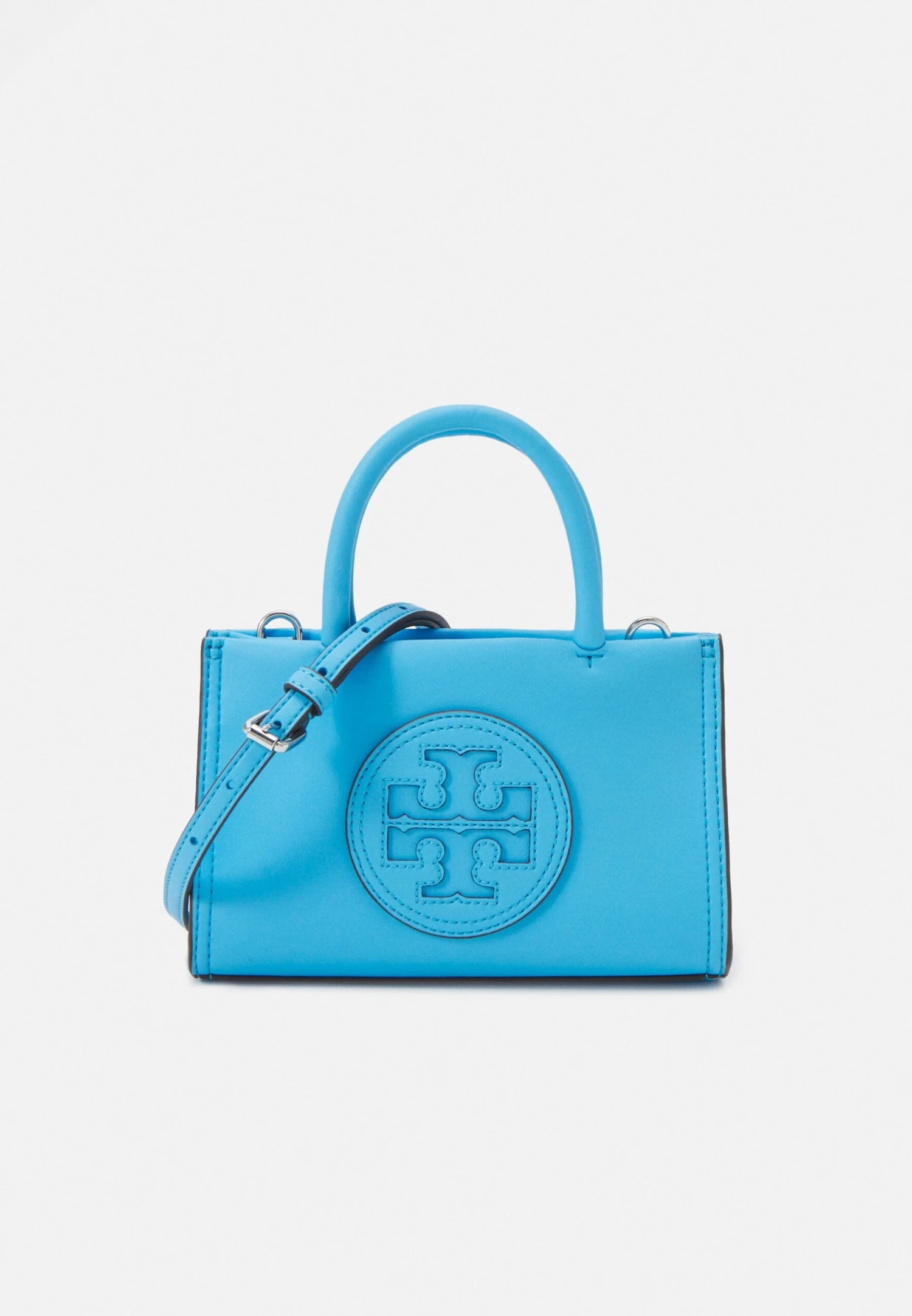 Tory Burch Ella Mini Tote - Handbag - Moroccan Blue 1 Tory Burch Ella Mini Tote - Handbag - Moroccan Blue