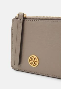 Tory Burch Robinson Top Zip Card Case - Wallet - Gray Heron 7 Tory Burch Robinson Top Zip Card Case - Wallet - Gray Heron -Tory Burch 55cd9acdeb5744b8914aab66863b0a6b
